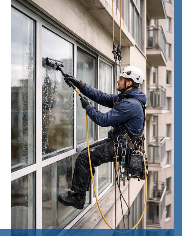 Мойка балконного остекления в Лянторе от 3583 р. | ВЫСОТНИК-Лнт