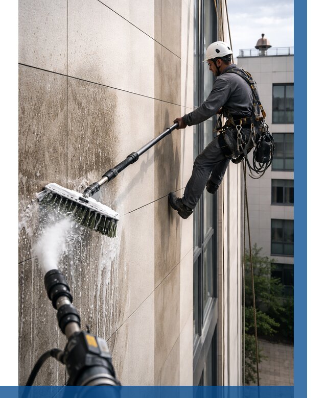 Мойка фасада из керамогранита в Лянторе от 307 р. | ВЫСОТНИК-Лнт