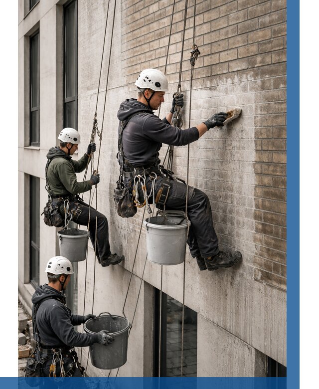 Удаление высолов с фасада в Лянторе от 256 р. | ВЫСОТНИК-Лнт