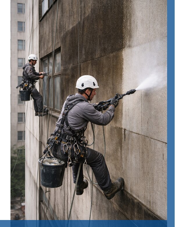 Очистка фасада от копоти в Лянторе от 256 р. | ВЫСОТНИК-Лнт