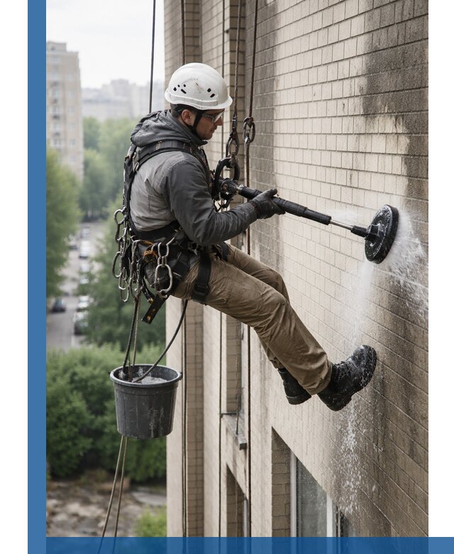 Очистка фасада от копоти в Лянторе профессионально и безопасно