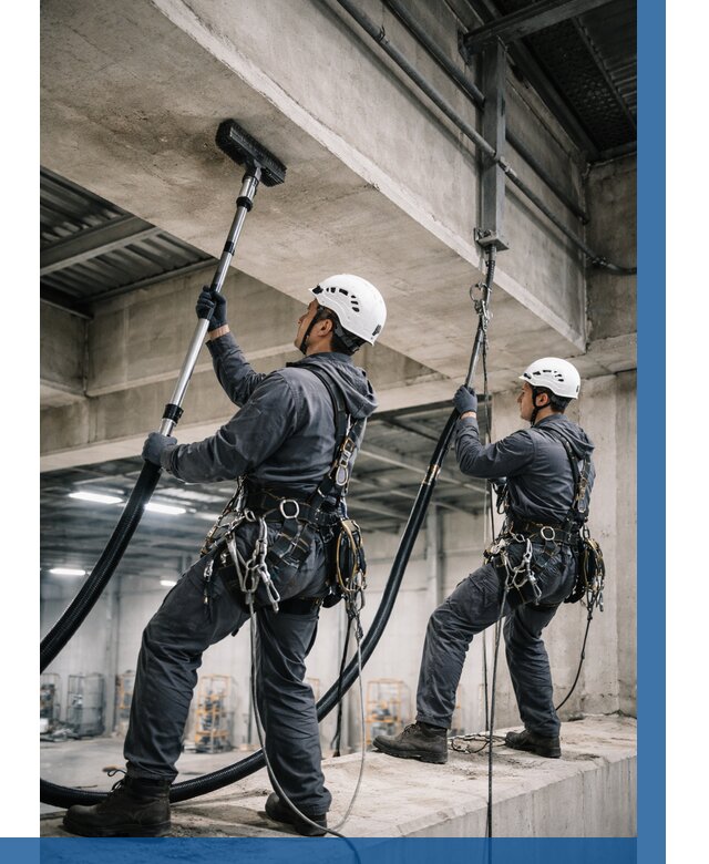 Обеспыливание потолочных конструкций в Лянторе от 256 р. |ВЫСОТНИК-Лнт