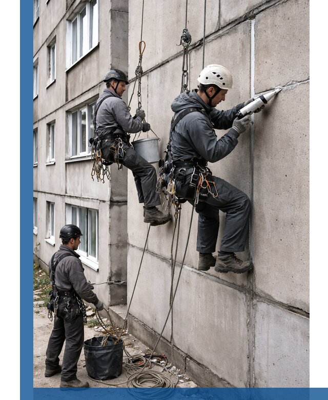 Герметизация межпанельных швов в Лянторе с гарантией герметичности