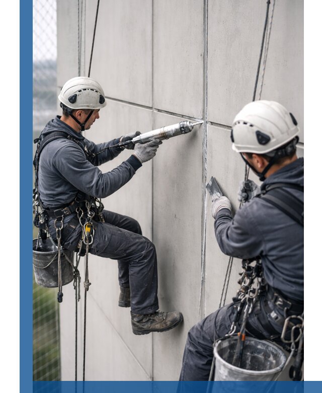 Первичная герметизация швов фасадов и кровель в Лянторе