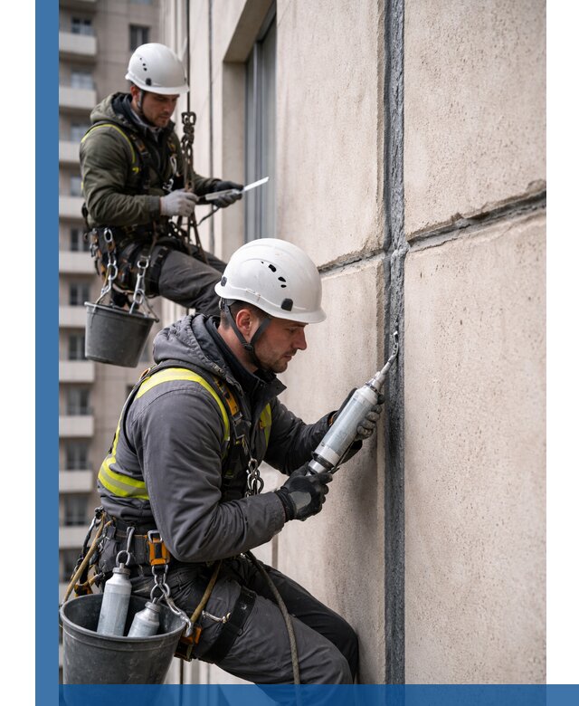 Герметизация деформационных швов фасада в Лянторе качественно