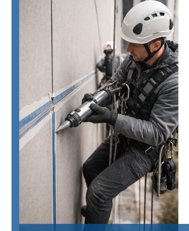 Герметизация стыков фасадных панелей в Лянторе качественно и быстро