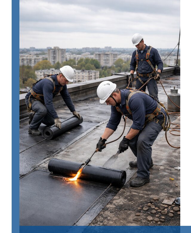 Ремонт наплавляемой кровли в Лянторе качественно и надежно