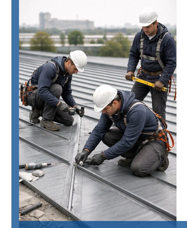 Ремонт фальцевой кровли в Лянторе срочно и качественно