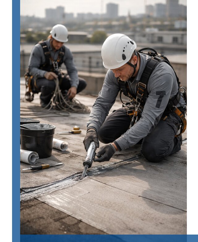 Аварийное и капитальное устранение протечек кровли в Лянторе