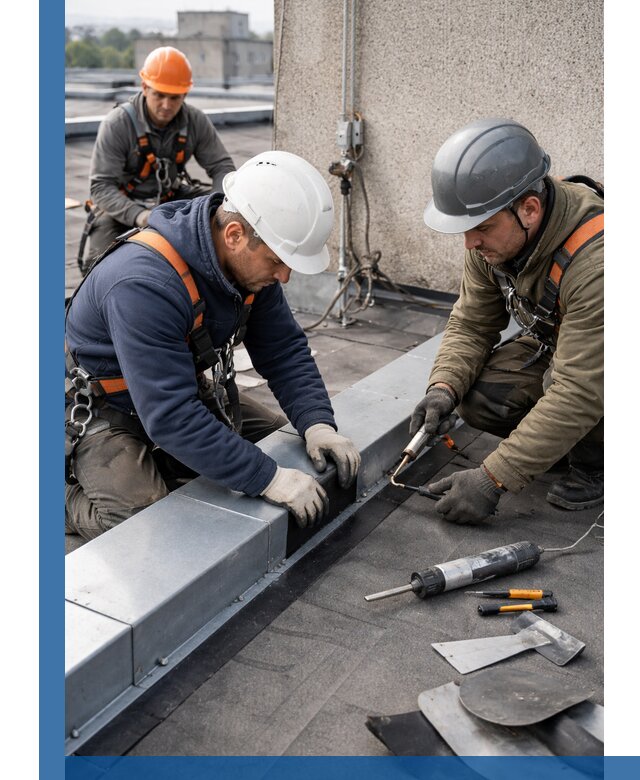 Ремонт кровельных примыканий в Лянторе профессионально