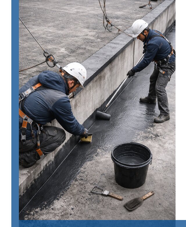 Гидроизоляция кровли жидкой резиной профессионально в Лянторе