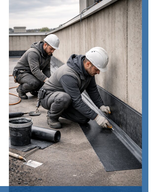 Гидроизоляция примыканий на кровле в Лянторе от 921 р. | ВЫСОТНИК-Лнт