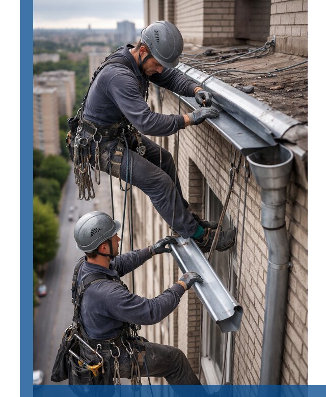 Ремонт водосточных желобов в Лянторе, быстро и качественно