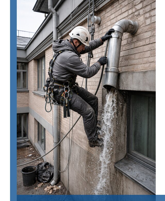 Профессиональная прочистка водосточных труб в Лянторе с гарантией