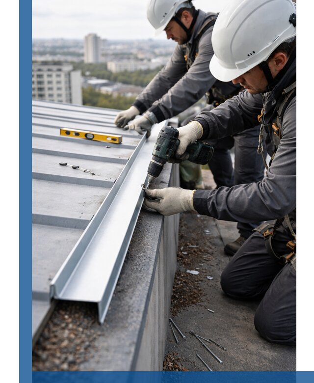 Монтаж капельника на кровле в Лянторе с гарантией качества