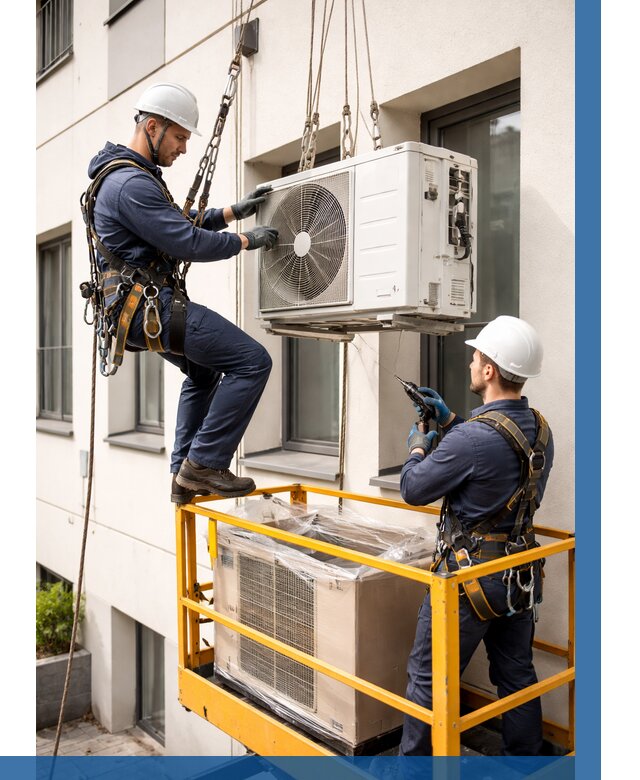 Демонтаж внешнего блока кондиционера в Лянторе от 3583 р. | ВЫСОТНИК-Лнт