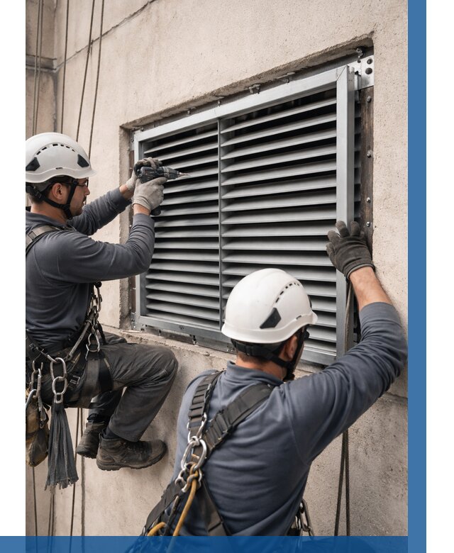 Монтаж вентиляционных решеток в Лянторе от 4607 р. | ВЫСОТНИК-Лнт