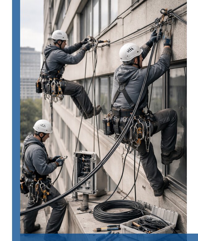 Прокладка оптоволоконного кабеля в Лянторе под ключ с тестированием