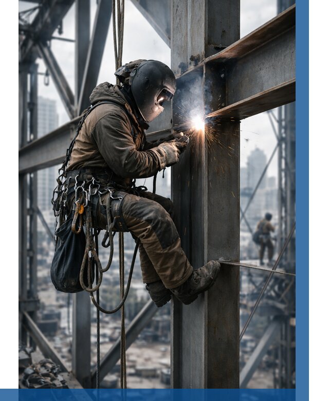 Высотные сварочные работы в Лянторе от 3583 р. | ВЫСОТНИК-Лнт