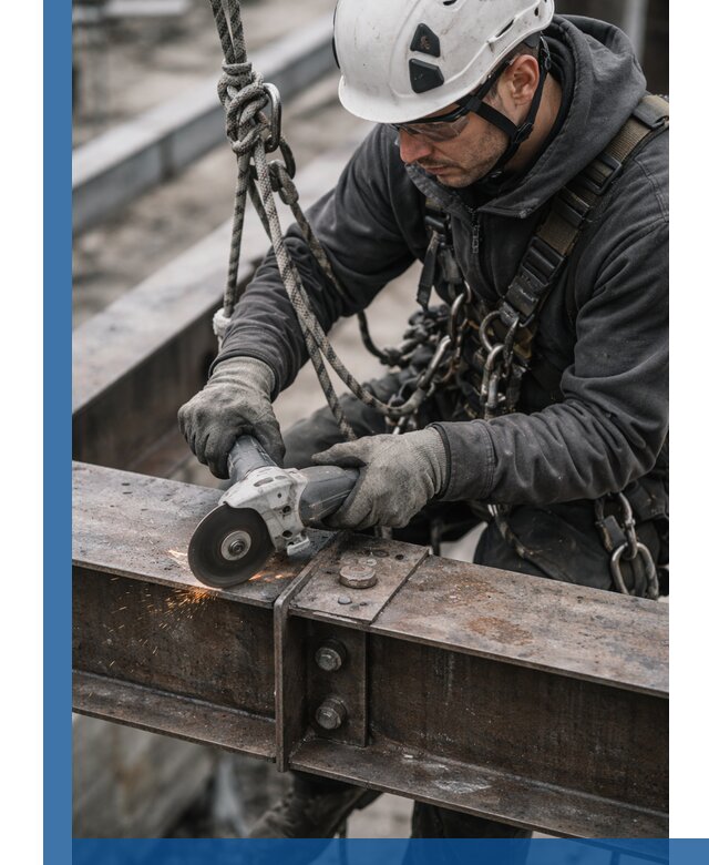 Резка металла на высоте в Лянторе для зданий и конструкций