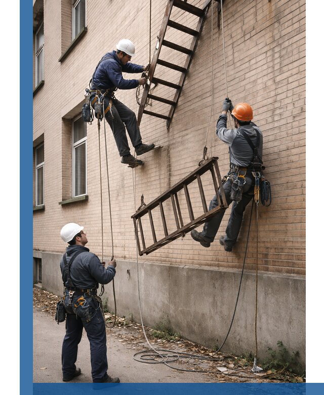 Демонтаж пожарной лестницы в Лянторе быстро и безопасно