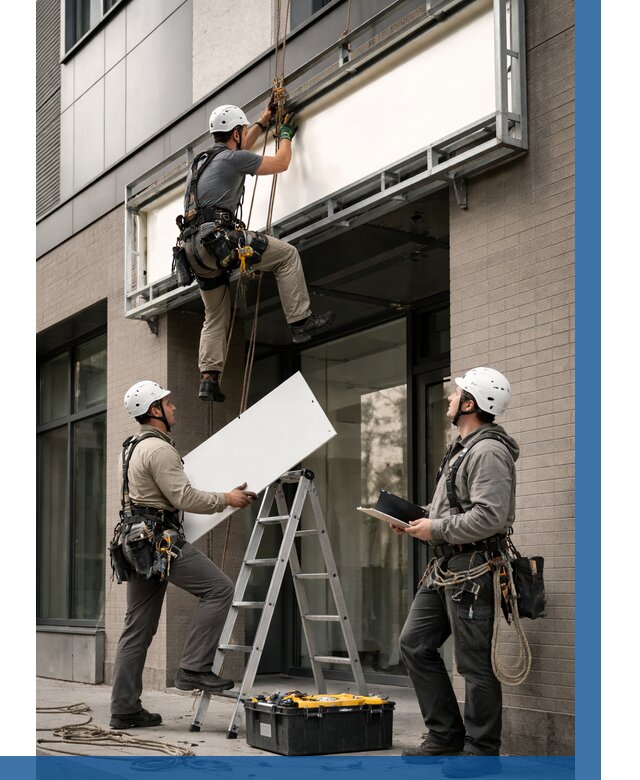 Монтаж светового короба в Лянторе от 6654 р. | ВЫСОТНИК-Лнт