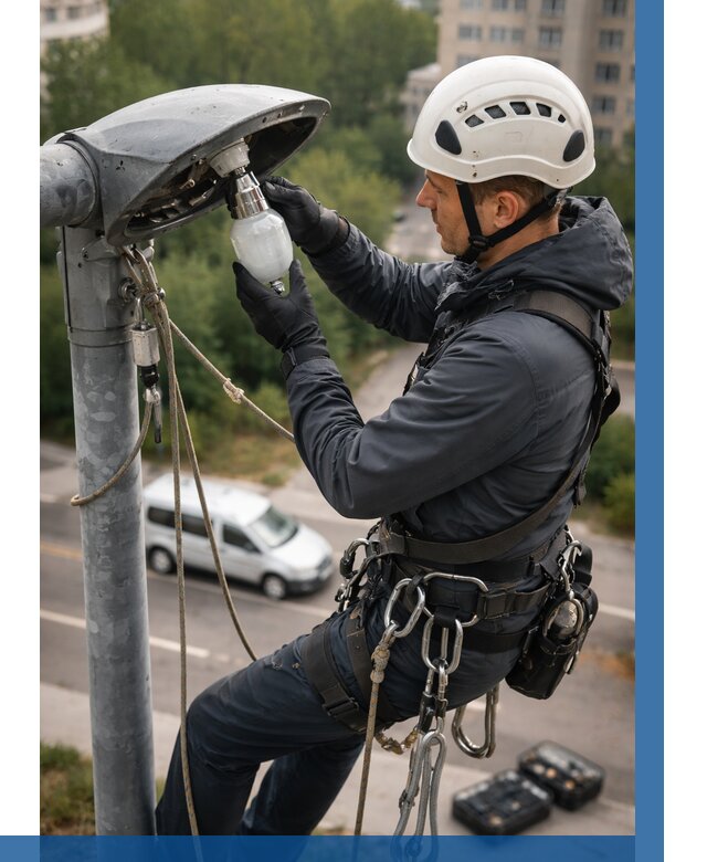 Замена ламп на высоте в Лянторе от 2559 р. | ВЫСОТНИК-Лнт