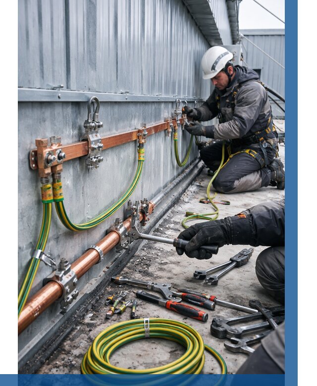 Монтаж заземления здания в Лянторе от 25593 р. | ВЫСОТНИК-Лнт