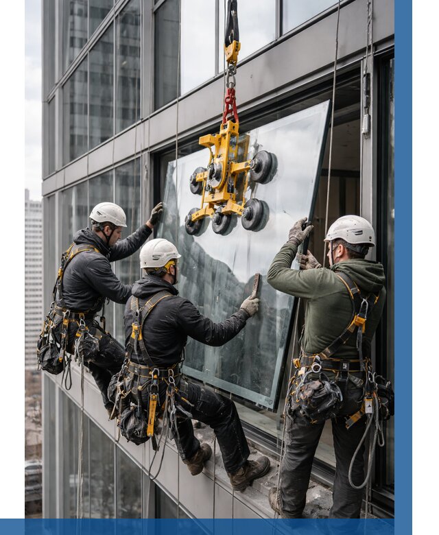 Фасадное остекление зданий под ключ в Лянторе от 10237 р. | ВЫСОТНИК-Лнт