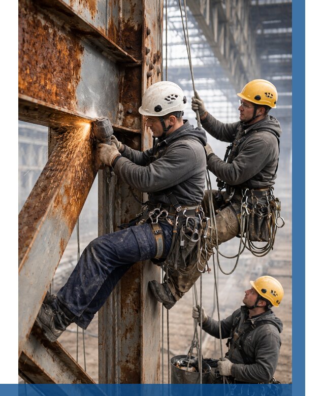 Зачистка металла от ржавчины в Лянторе от 358 р. | ВЫСОТНИК-Лнт