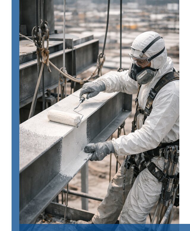 Профессиональная огнезащитная обработка металлоконструкций в Лянторе