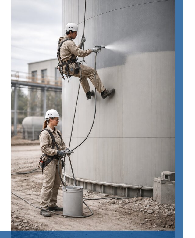 Покраска резервуаров в Лянторе от 1228 р. | ВЫСОТНИК-Лнт — заказать