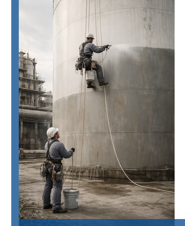 Покраска стальных резервуаров и емкостей в Лянторе профессионально