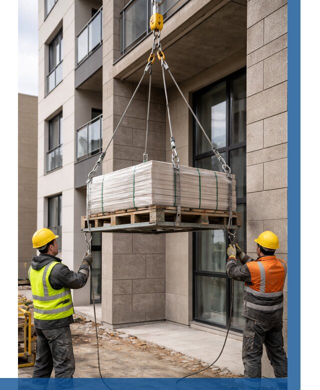 Подъем керамогранита на этаж в Лянторе от 3583 р. | ВЫСОТНИК-Лнт