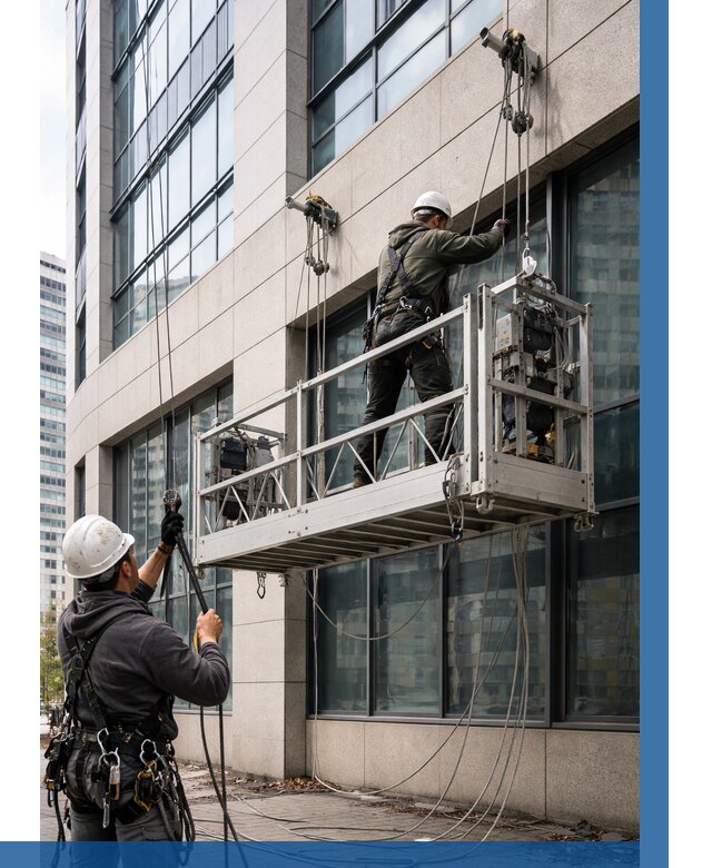 Монтаж и подъем фасадной люльки в Лянторе от 12284 р. | ВЫСОТНИК-Лнт