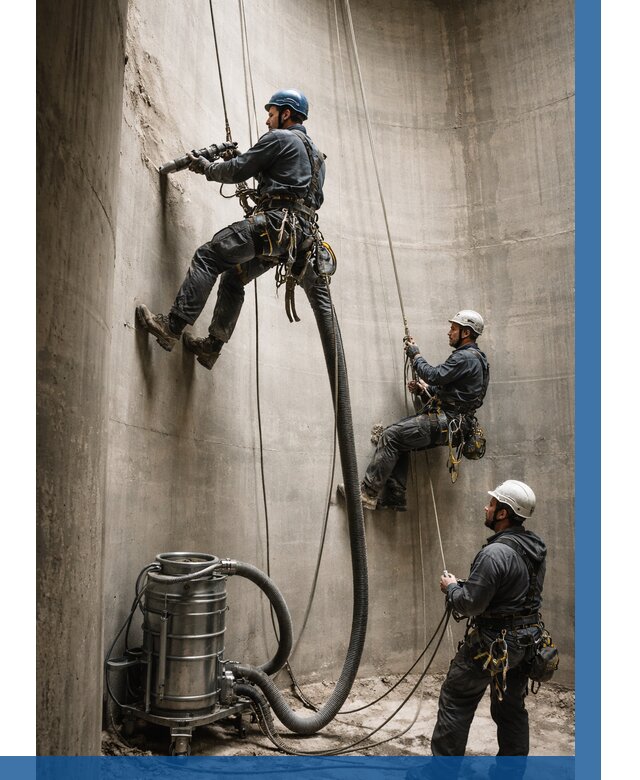 Зачистка силосов в Лянторе от 4607 р. Договор и смета ВЫСОТНИК-Лнт