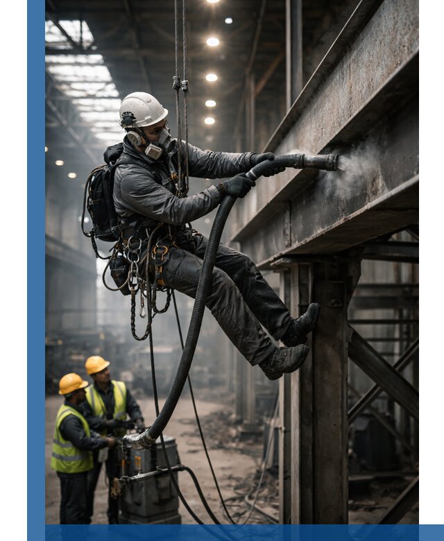 Обеспыливание конструкций в цехах промышленного производства в Лянторе