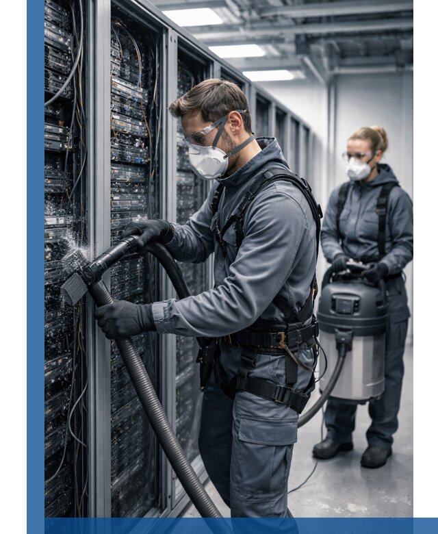 Обеспыливание серверной комнаты в Лянторе, профессиональная очистка