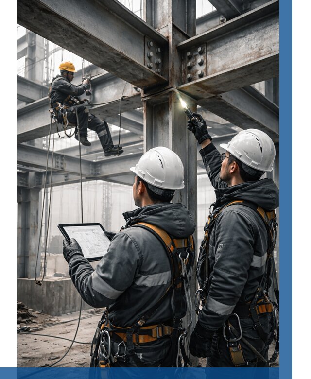 Обследование металлоконструкций в Лянторе от 5630 р. | ВЫСОТНИК-Лнт