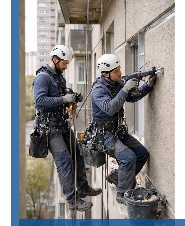 Промышленные альпинисты высотные работы и монтаж в Лянторе